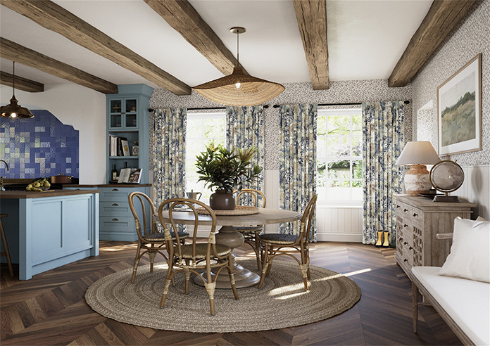 Ennerdale, Wedgewood - Made to Measure Curtains - Image 7